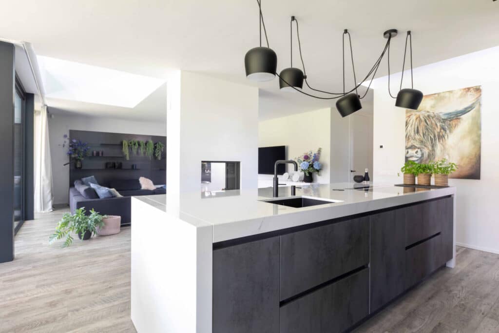 Luxe design keuken in betonlook Lochem